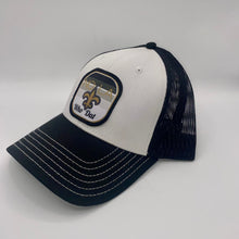 Load image into Gallery viewer, Saints Gradient Trucker Hat Black & White