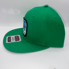 Load image into Gallery viewer, Tulane Green Wave Flat Bill Snap Back Hat
