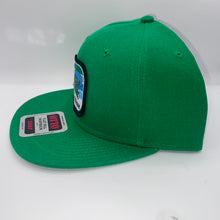 Load image into Gallery viewer, Tulane Green Wave Flat Bill Snap Back Hat