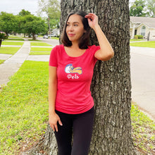 Load image into Gallery viewer, New Orleans Women’s Pelicans Scoop Neck T-Shirt