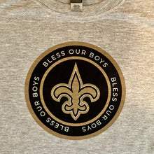 Load image into Gallery viewer, Bless Our Boys Unisex Saints Shirt Gray