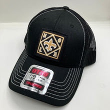 Load image into Gallery viewer, New Orleans Saints Black Trucker Hat