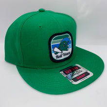 Load image into Gallery viewer, Tulane Green Wave Flat Bill Snap Back Hat