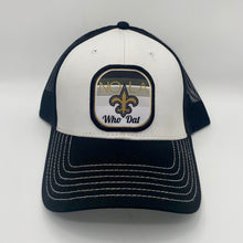 Load image into Gallery viewer, Saints Gradient Trucker Hat Black & White