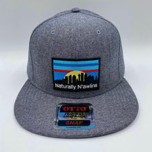 Load image into Gallery viewer, Naturally N’awlins Chambray Blue Flat Bill Hat