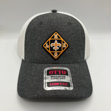 Load image into Gallery viewer, Saints Chambray Black/ White Trucker Hat