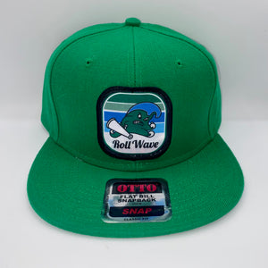 Tulane Green Wave Flat Bill Snap Back Hat