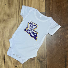Load image into Gallery viewer, Born on the Bayou Toddler Bodysuit White