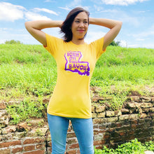 Load image into Gallery viewer, Born on the Bayou Unisex LSU Shirt