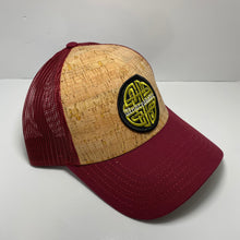 Load image into Gallery viewer, Unbreakable Maroon and Cork Trucker Hat