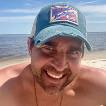 Load image into Gallery viewer, Pelicans Low Profile Distressed Trucker Hat