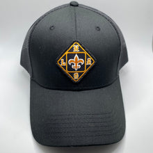 Load image into Gallery viewer, Saints Black Low Profile Trucker Hat