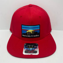 Load image into Gallery viewer, Naturally N’awlins Red Flatbill Snapback Hat