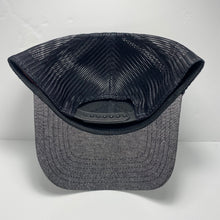 Load image into Gallery viewer, Saints Chambray Black Trucker Hat