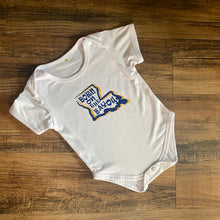 Load image into Gallery viewer, Born on the Bayou Toddler Bodysuit White