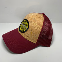Load image into Gallery viewer, Unbreakable Maroon and Cork Trucker Hat