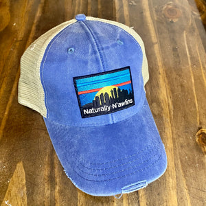 Naturally N’awlins Distressed Trucker Hat