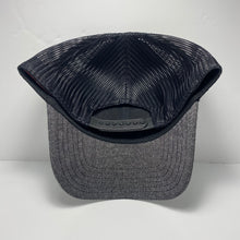 Load image into Gallery viewer, Naturally N’awlins Chambray Black Trucker Hat