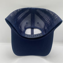 Load image into Gallery viewer, Pelicans Navy/ White Low Profile Trucker
