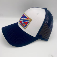 Load image into Gallery viewer, Pelicans Navy/ White Low Profile Trucker
