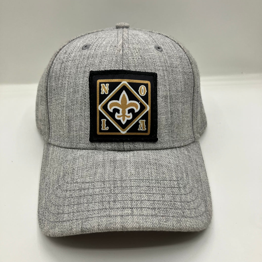 Saints Low Profile Hat Heather Gray