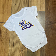Load image into Gallery viewer, Born on the Bayou Toddler Bodysuit White
