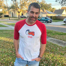 Load image into Gallery viewer, Unisex Pelicans 3/4 Sleeve Raglan Shirt
