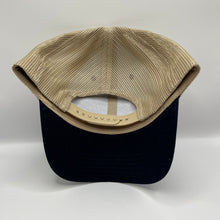 Load image into Gallery viewer, Pelicans Navy/ Tan Low Profile Trucker
