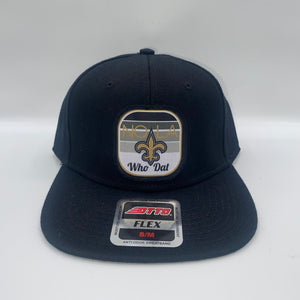 Saints Flex-Fit Flat Bill Hat