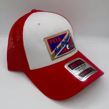 Load image into Gallery viewer, Pelicans Red/White Low Profile Trucker Hat
