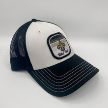 Load image into Gallery viewer, Saints Gradient Trucker Hat Black &amp; White
