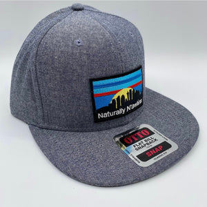 Naturally N’awlins Chambray Blue Flat Bill Hat
