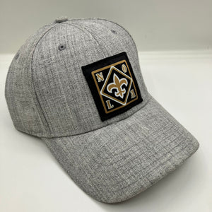 Saints Low Profile Hat Heather Gray