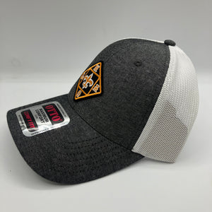 Saints Chambray Black/ White Trucker Hat