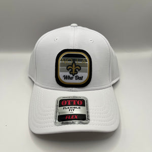 Saints Gradient Flex Fit Hat White