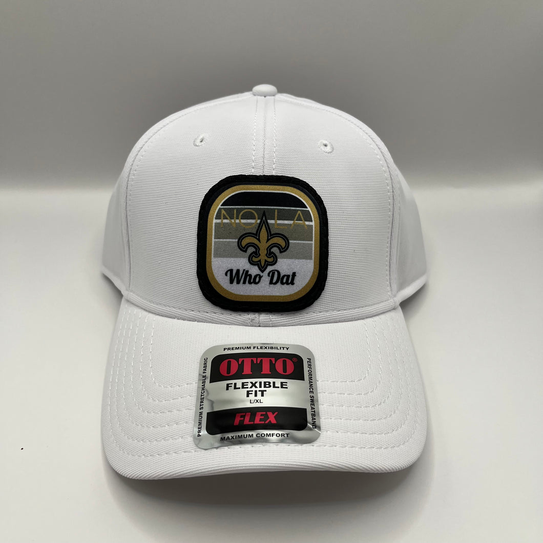 Saints Gradient Flex Fit Hat White