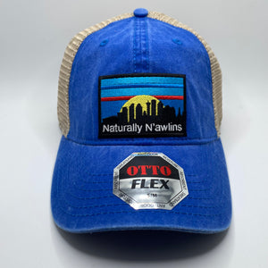 Naturally N’awlins Low Profile Unstructured Flex-Fit Trucker Hat
