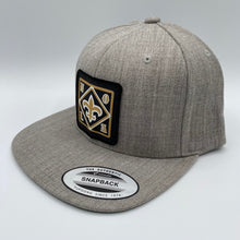 Load image into Gallery viewer, Saints SnapBack Flatbill Hat Heather Gray
