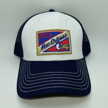 Load image into Gallery viewer, (Pelicans Navy/ White Contrast Stitch Trucker
