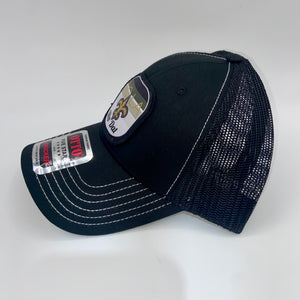 Saints Gradient Trucker Hat Black