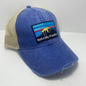 Naturally N’awlins Distressed Trucker Hat
