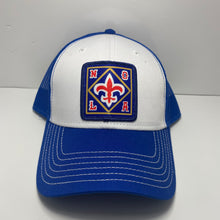 Load image into Gallery viewer, Royal Blue and White NOLA Trucker
