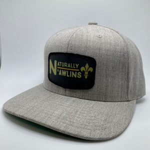 Naturally N’awlins Heather Gray Flatbill