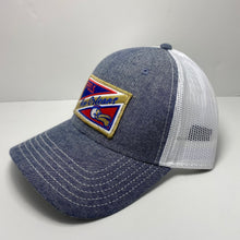 Load image into Gallery viewer, Pelicans Navy Chambray Low Profile Trucker
