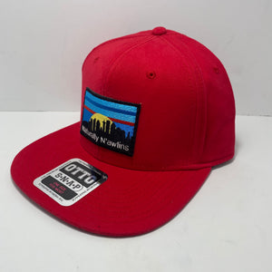 Naturally N’awlins Red Flatbill Snapback Hat