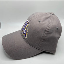 Load image into Gallery viewer, Born on the Bayou LSU Dad Hat Gray
