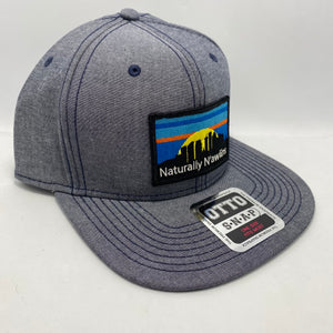 Naturally N’awlins Chambray Blue Flat Bill Hat
