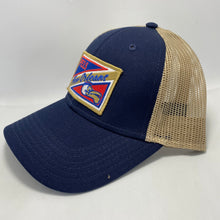 Load image into Gallery viewer, Pelicans Navy/ Tan Low Profile Trucker
