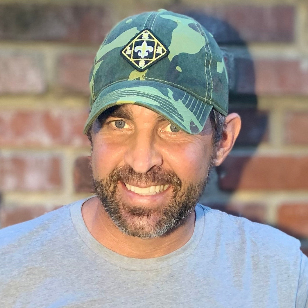 Saints Low Profile Camouflage Dad Hat