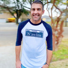 Load image into Gallery viewer, Naturally N’awlins Unisex 3/4 Sleeve Raglan
